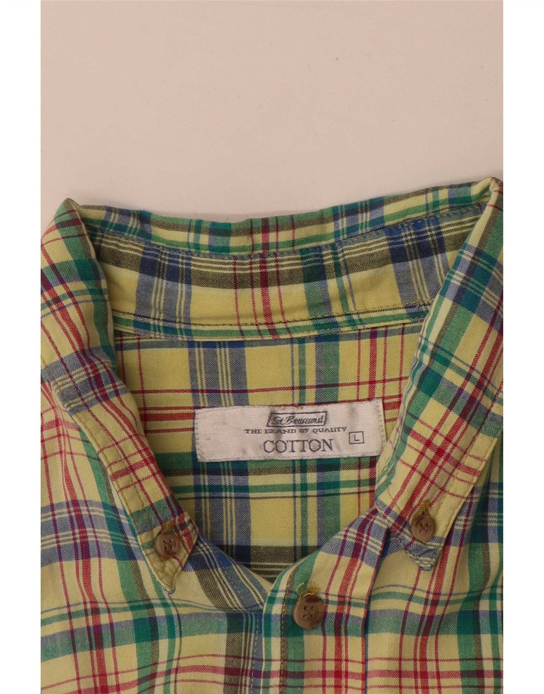 Cămașă cu mânecă scurtă pentru bărbați St. Bernard, mare, multicolor, din bumbac