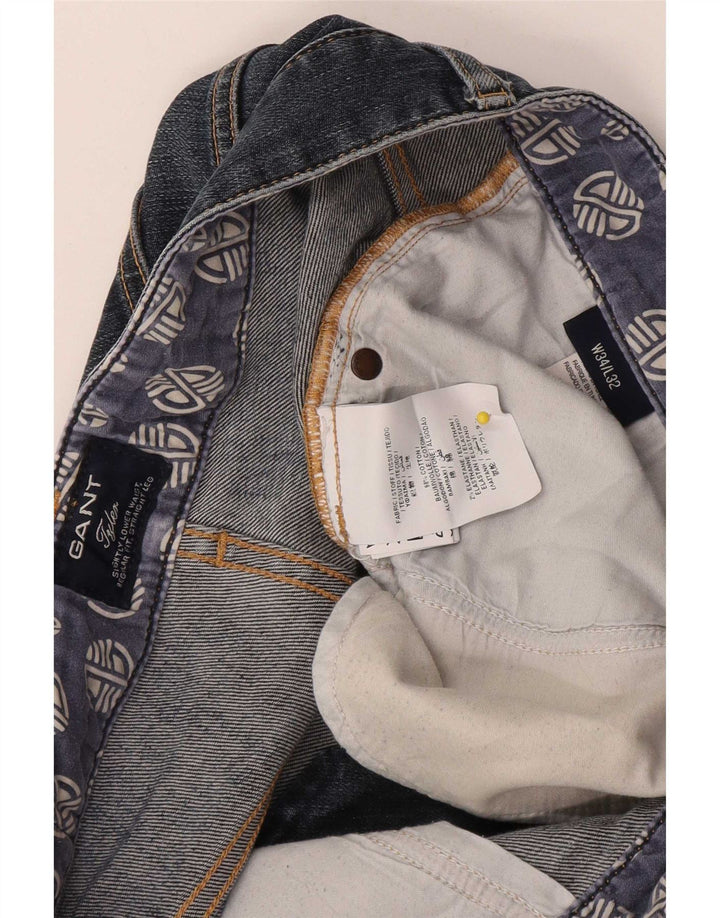 Gant Blugi Drepți Obișnuiți Bărbați L34 L32 Bumbac Albastru