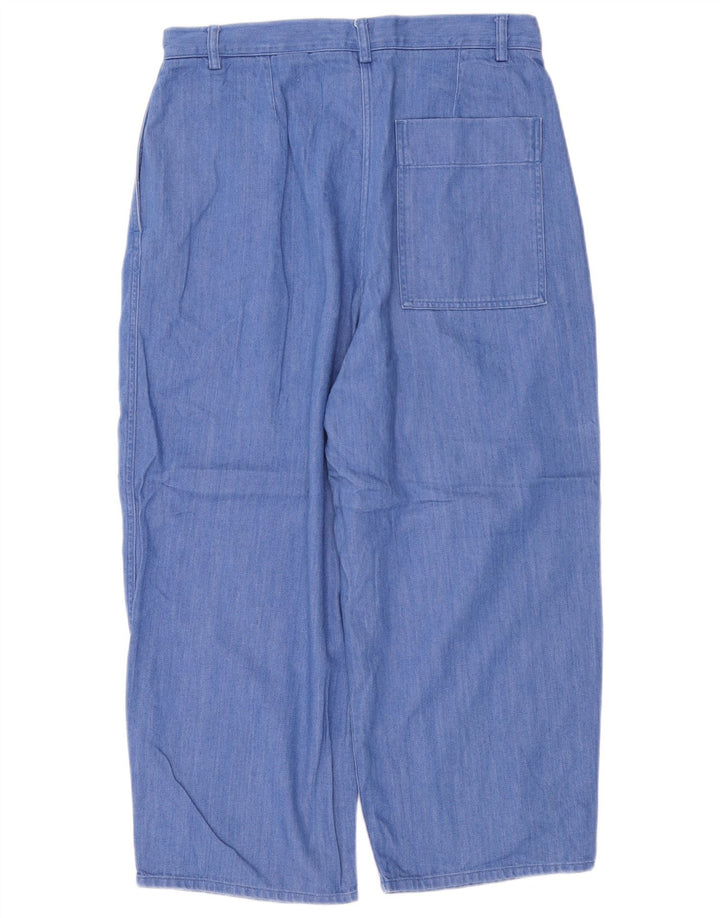 Pantaloni tăiați Cos pentru femei EU 40 Medium W30 L24 Blue Bumbac
