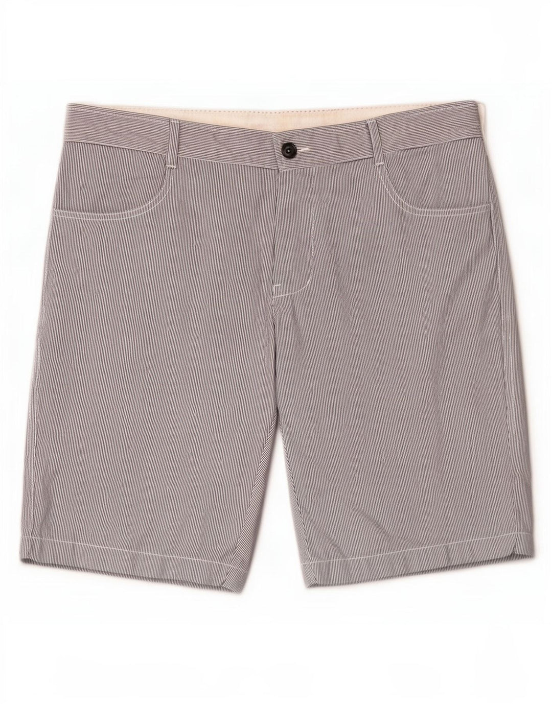 Pantaloni scurți casual Benetton pentru bărbați IT 48 Medium W38 Blue Striped
