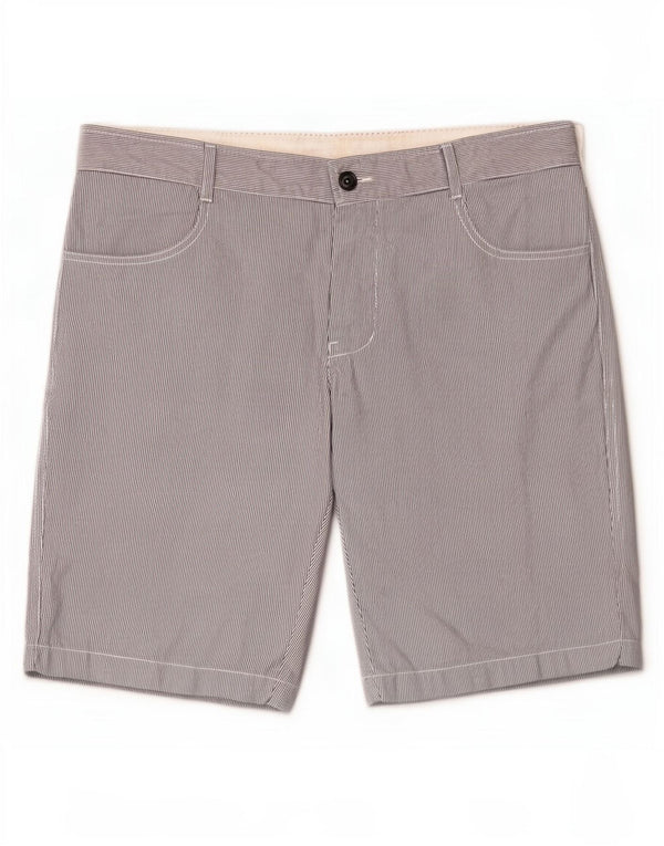 Pantaloni scurți casual Benetton pentru bărbați IT 48 Medium W38 Blue Striped