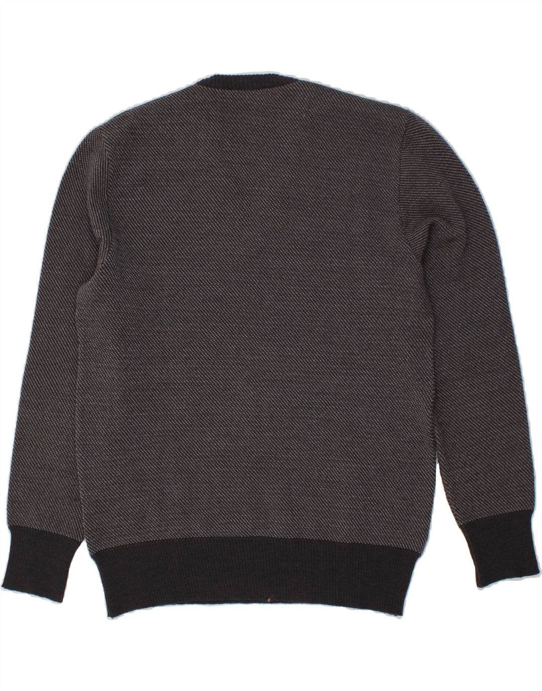 VINTAGE Mens V-Neck Jumper Sweater IT 54 XL Grey Vintage Vintage and Second-Hand Vintage from Messina Hembry 