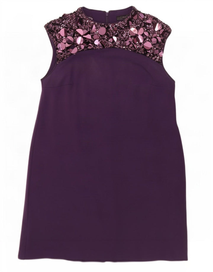 Rochie de bază fără mâneci pentru femei Coast UK 12 Viscoză violet mediu
