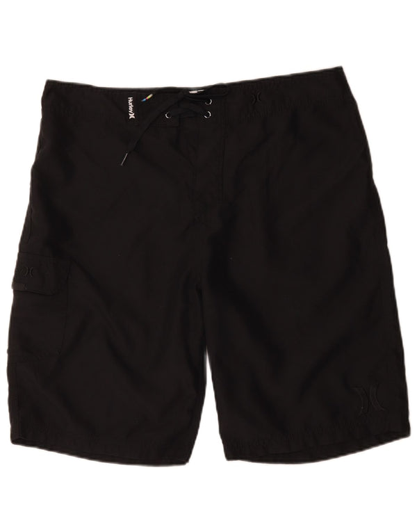 Pantaloni scurți de înot Hurley pentru bărbați, mari, negru, poliester