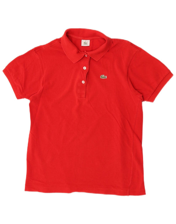 Tricou polo Lacoste Femei Mărimea 38 Bumbac Roșu Mediu