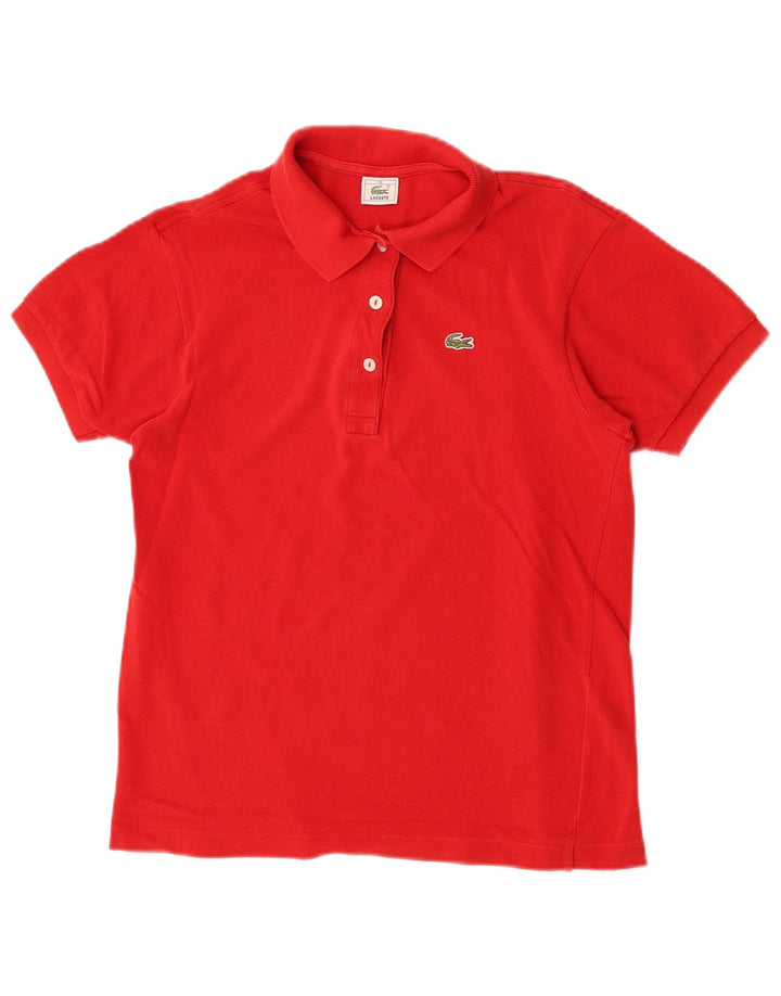 Tricou polo Lacoste Femei Mărimea 38 Bumbac Roșu Mediu