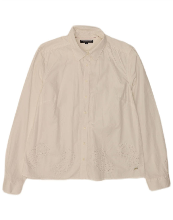 Cămașă Tommy Hilfiger pentru femei US 8 Medium White