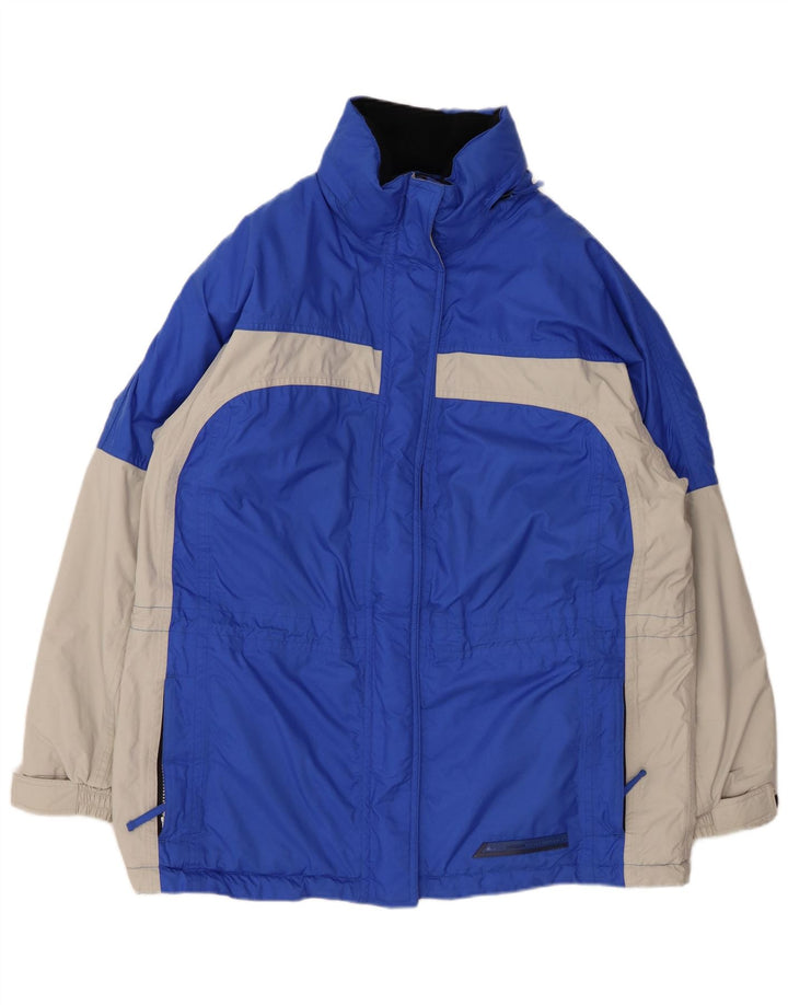 HIGH COLORADO Jachetă de vânt supradimensionată pentru femei EU 44 XL Albastru Colorblock