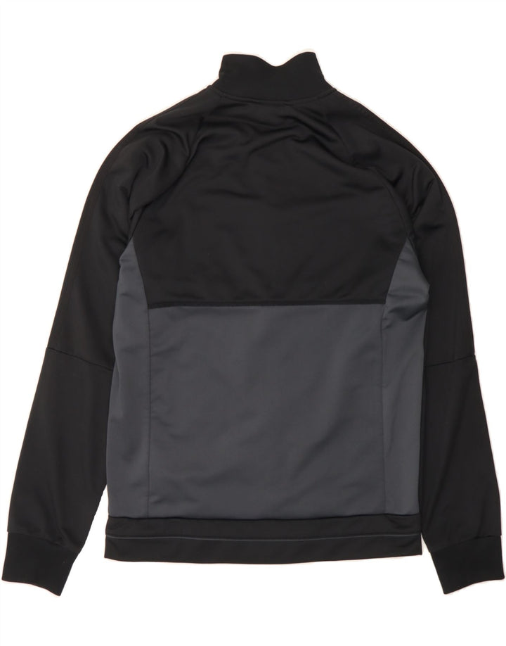 Jachetă de trening pentru bărbați ADIDAS, negru mediu, poliester bloc de culoare