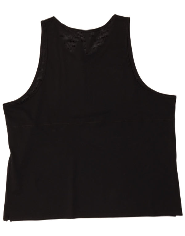 Nike Mens Dri Fit Vest Top 2XL Black Polyester