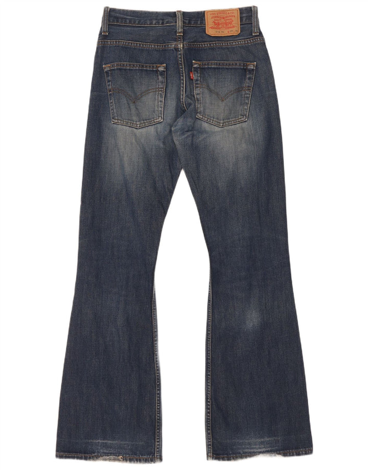 Blugi evazați Levi's 516 pentru femei W29 L34 bleumarin