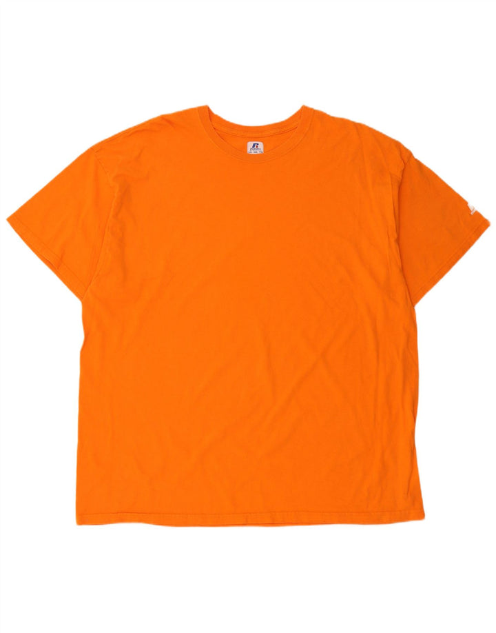 Tricou pentru bărbați Russell Athletic Top 2XL Portocaliu