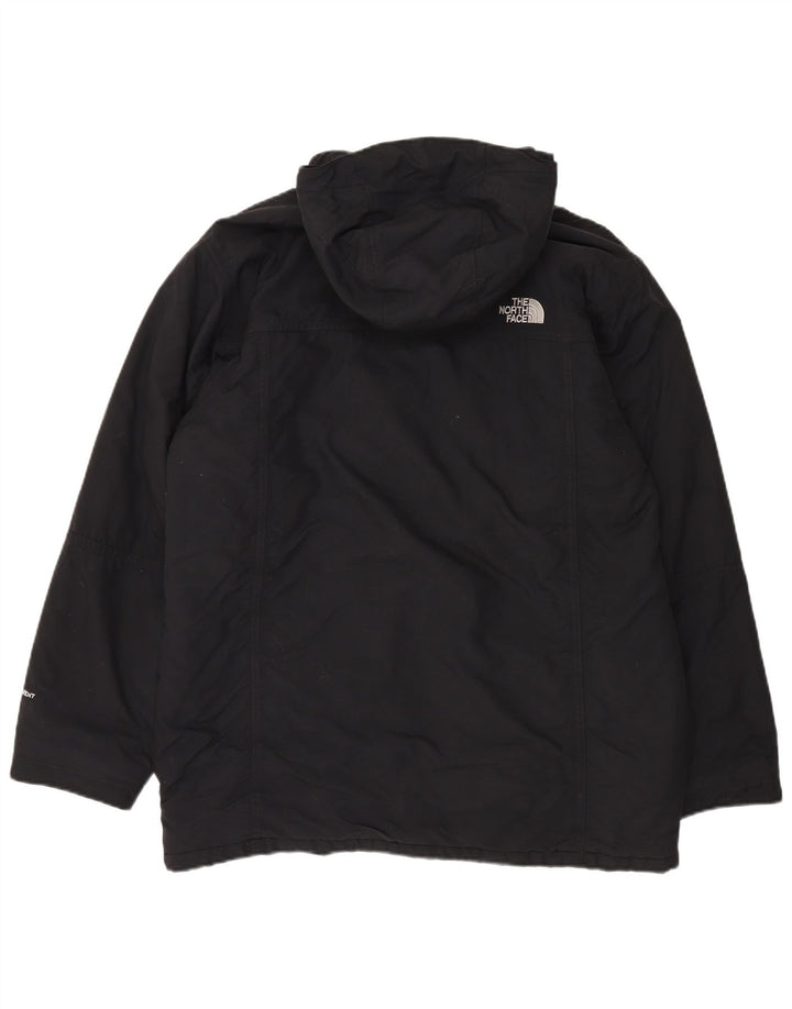 The North Face Mens Hooded Windbreaker Jacket UK 40 Large Black Winter