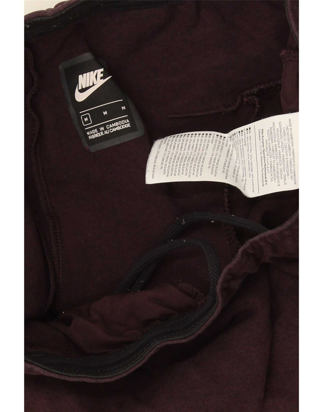 Pantaloni de trening Nike pentru bărbați Joggeri din bumbac violet mediu