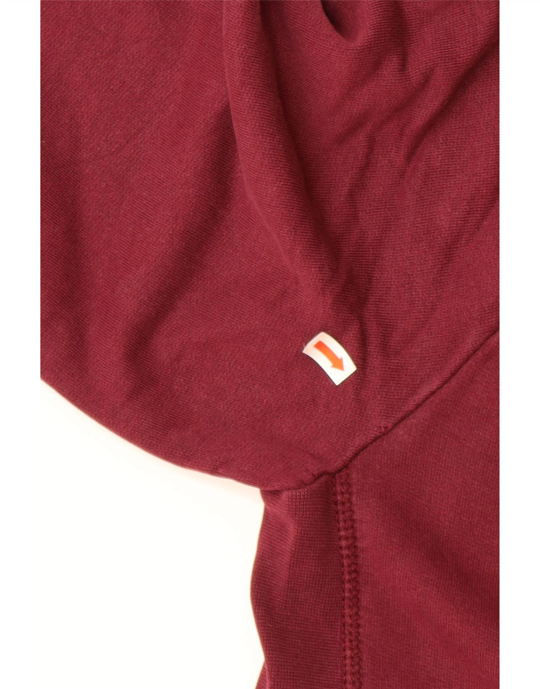 TOMMY HILFIGER Hanorac grafic pentru bărbați Pulover mare din bumbac burgundy