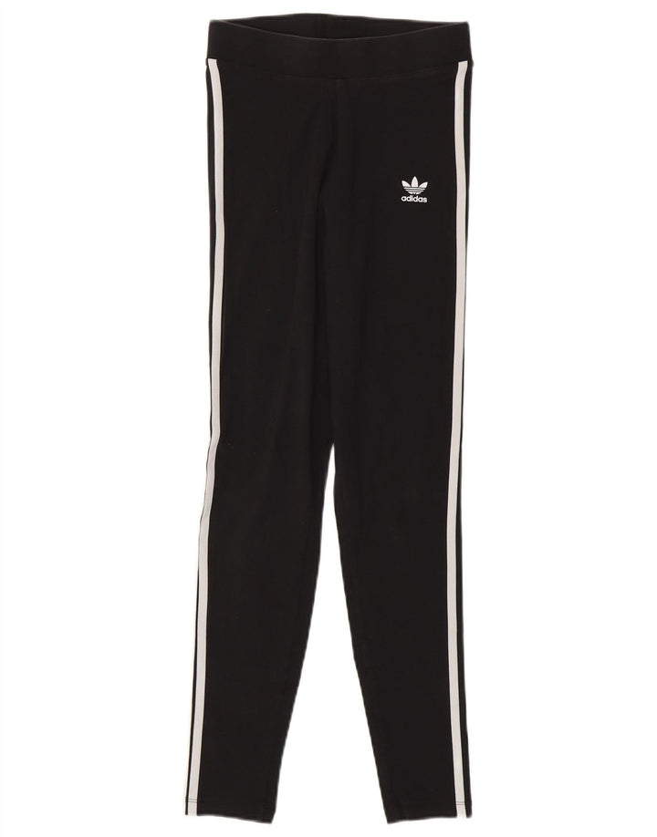 Leggings pentru femei Adidas UK 8 Small Black Bumbac