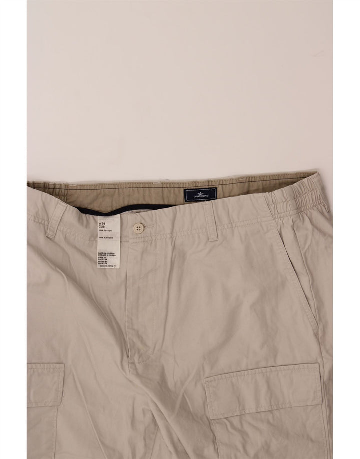 DOCKERS Mens Cargo Shorts W36 Large White Cotton Vintage Dockers and Second-Hand Dockers from Messina Hembry 