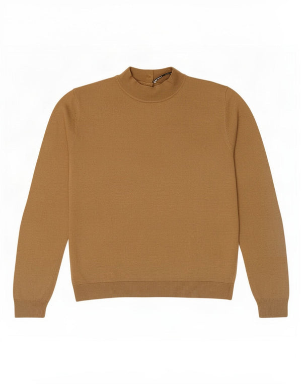 Pulover pentru femei cu gât țestoasă Zara UK 10 Mic Bej