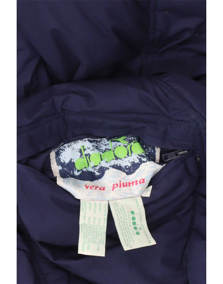 Jachetă căptușită reversibilă Diadora pentru bărbați UK 36 Small Blue Poliester