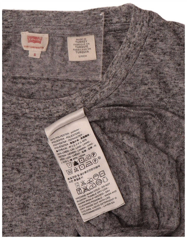 Tricou pentru femei LEVI'S Top UK 10 Poliester cu pete gri mici