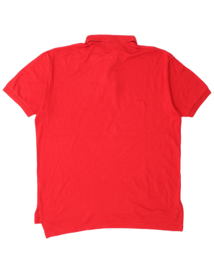 Cămașă polo Polo Ralph Lauren pentru bărbați, bumbac roșu mediu