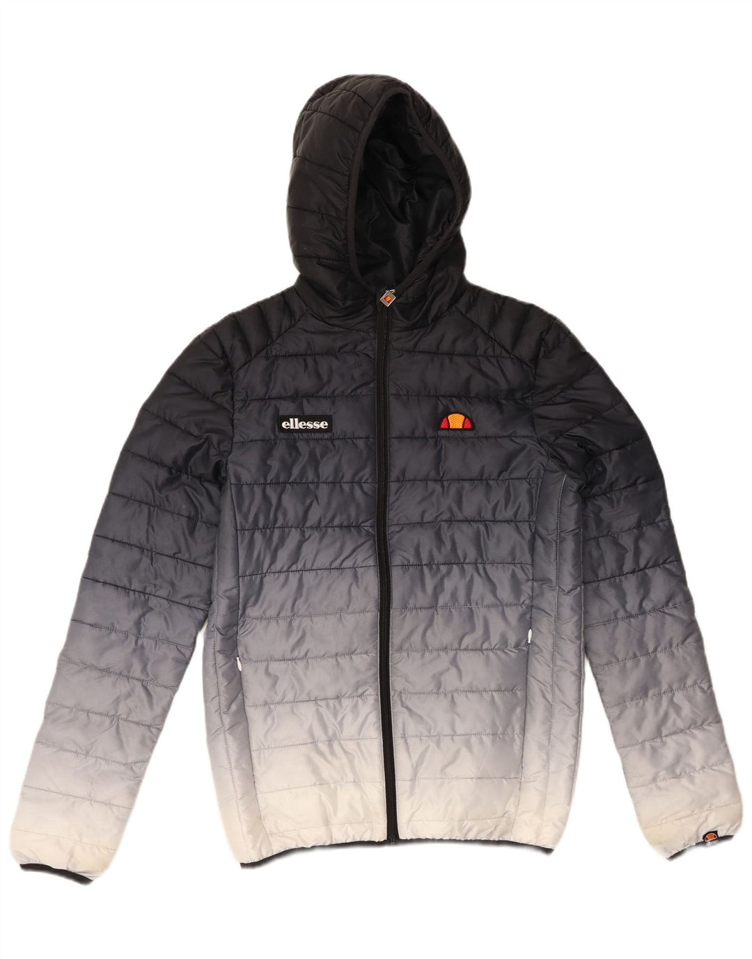 Jachetă căptușită cu glugă pentru bărbați ELLESSE UK 34 XS bleumarin poliester color bloc