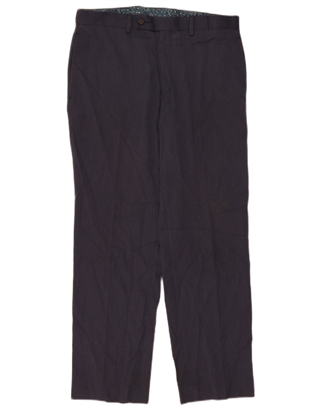 Pantaloni drepți pentru bărbați Ralph Lauren L33 L30 Poliester bleumarin