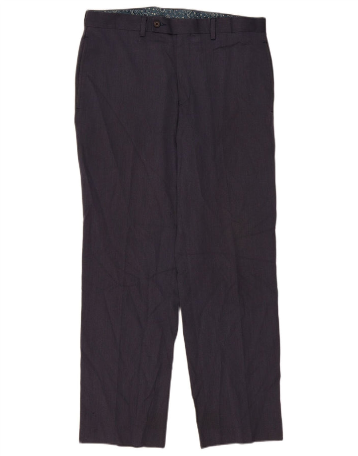 Pantaloni drepți pentru bărbați Ralph Lauren L33 L30 Poliester bleumarin
