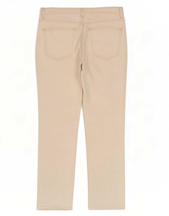 Blugi drepti pentru femei Topshop L30 L26 Bumbac alb