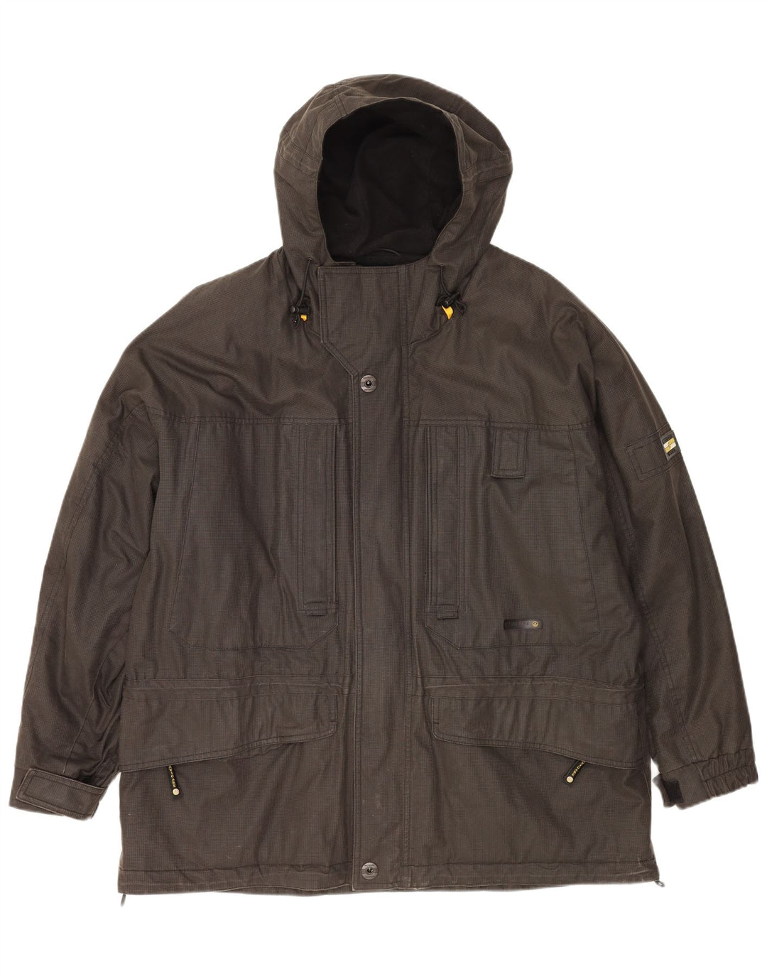 Jachetă de vânt cu glugă pentru bărbați NAVIGARE UK 42 XL gri