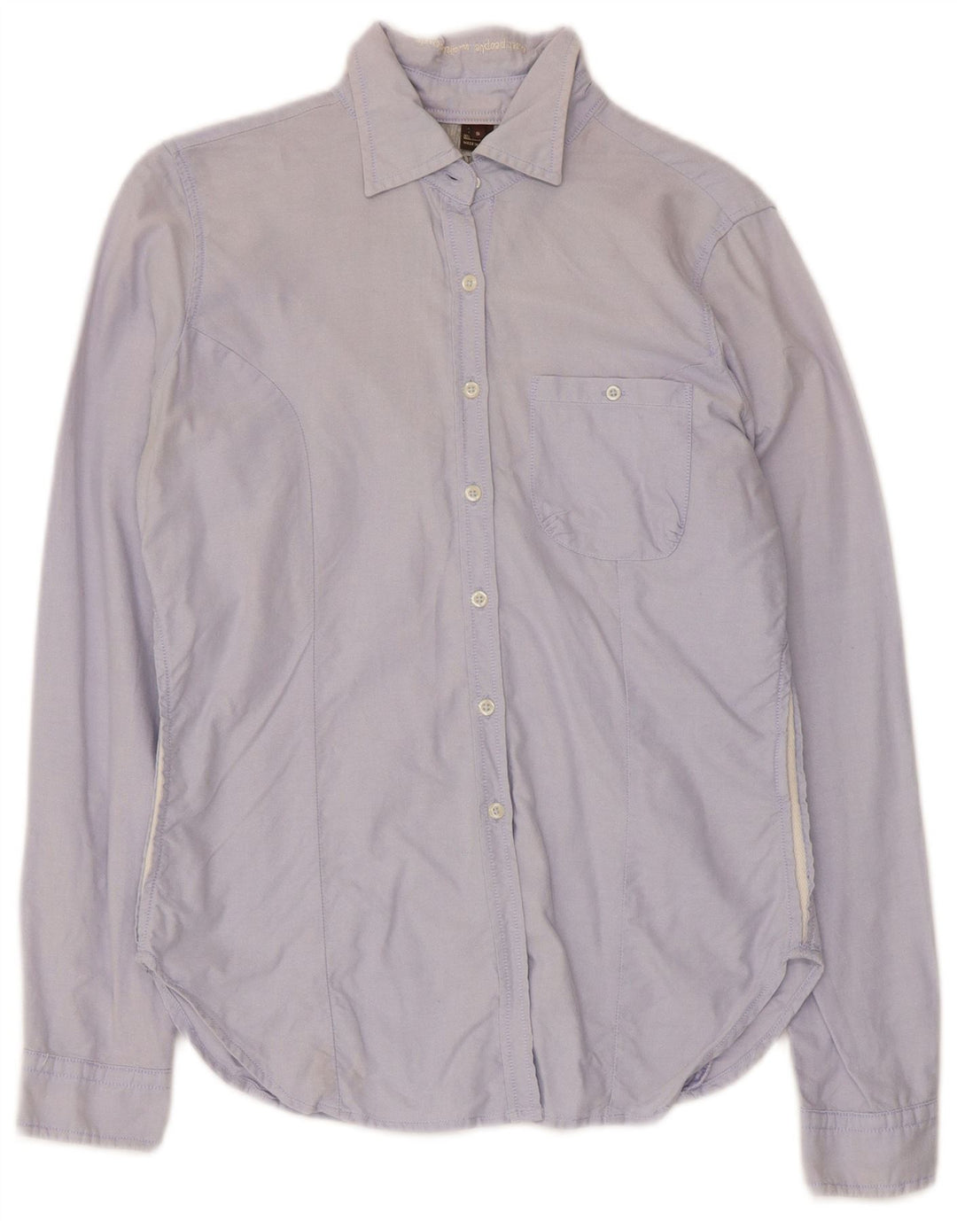 Cămașă Napapijri pentru femei UK 10 Small Blue Bumbac