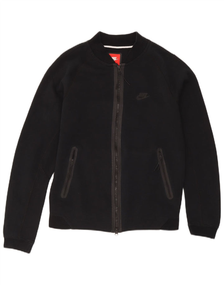 Jachetă de trening pentru bărbați Nike, bumbac negru mic