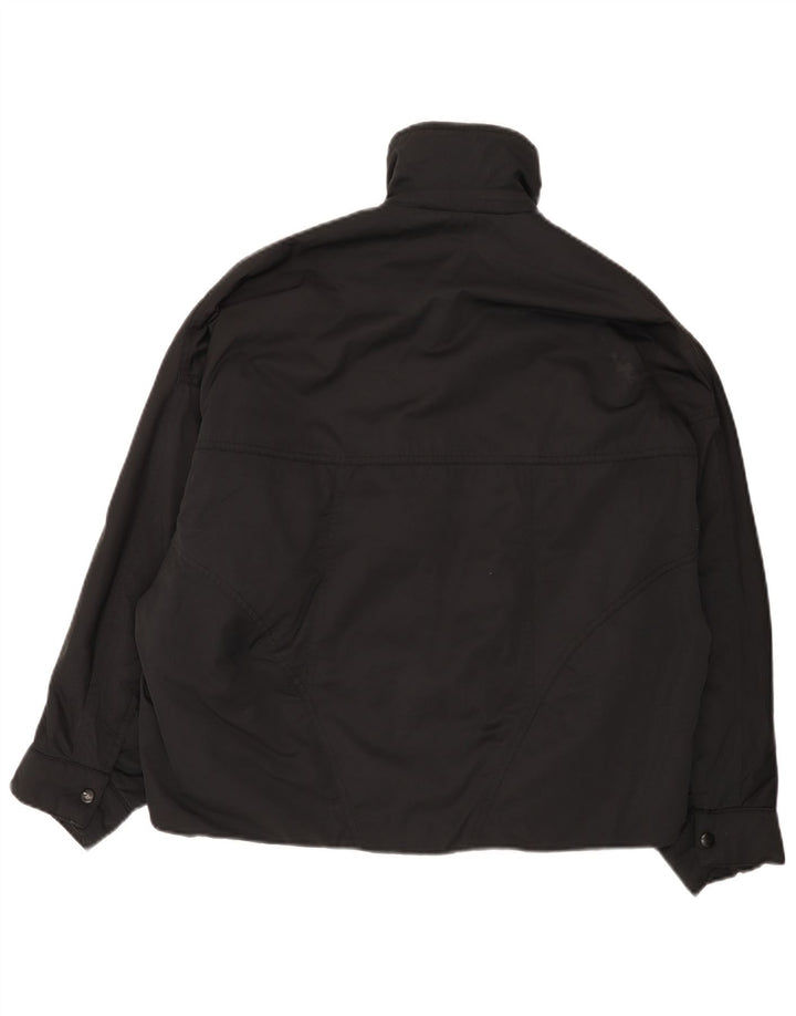 Jachetă căptușită supradimensionată pentru femei Zara UK 6 XS Nylon negru