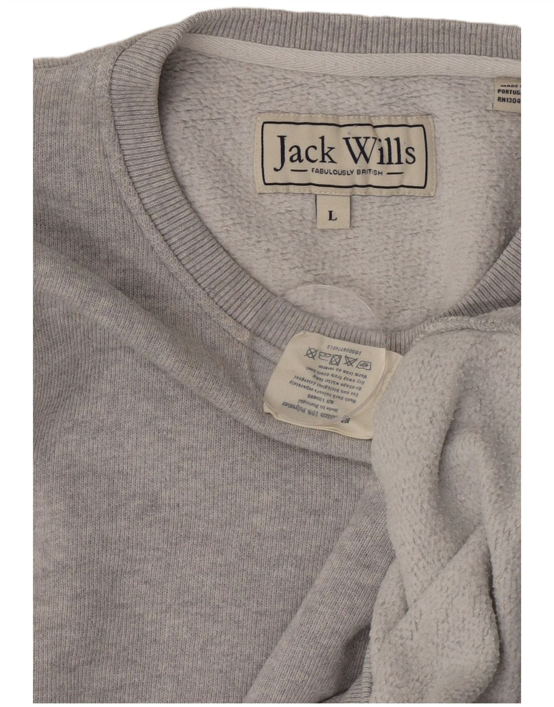 Pulover Jack Wills pentru bărbați, bumbac mare, gri