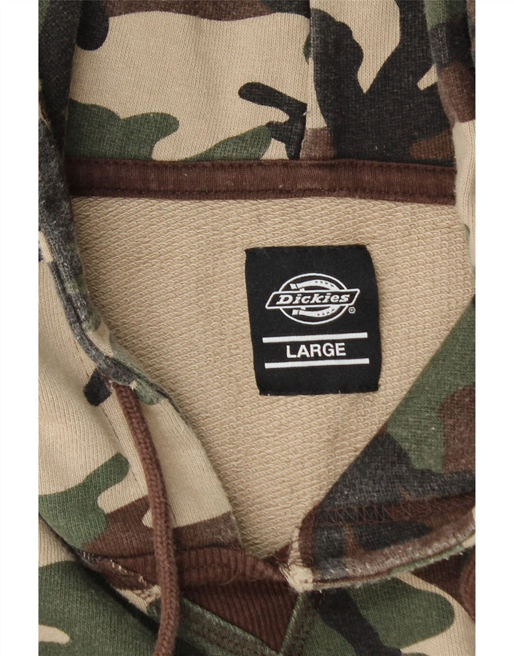 DICKIES Pulover cu glugă pentru bărbați Camuflaj mare kaki