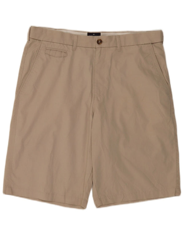 Pantaloni scurți chino pentru bărbați Marks & Spencer Blue Harbour W36, bumbac, bej, mari