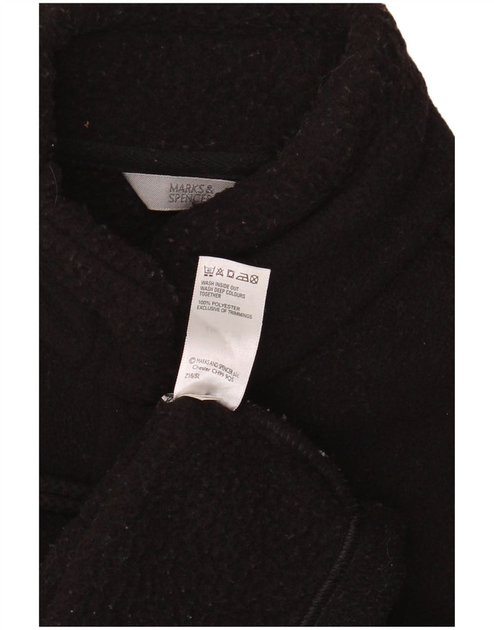 Palton supradimensionat pentru femei Marks & Spencer UK 20 2XL poliester negru