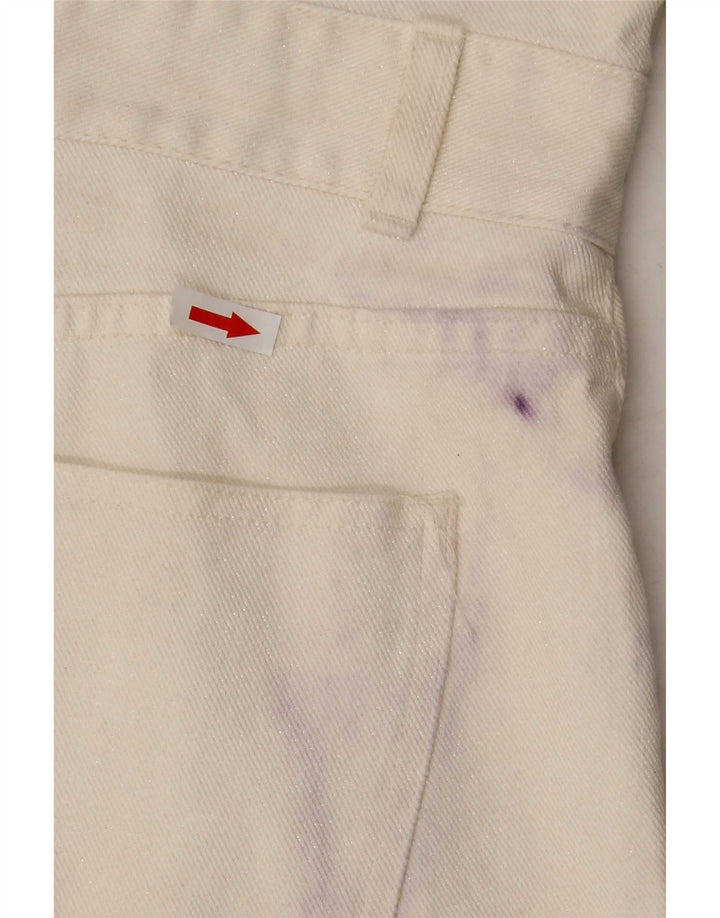 Costum pentru femei Zara din denim UK 20 2XL Bumbac alb