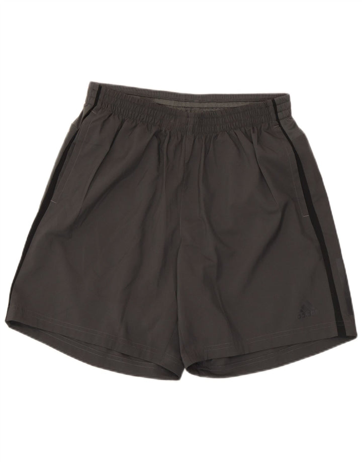Pantaloni scurți sport pentru bărbați Adidas Climalite, gri mici