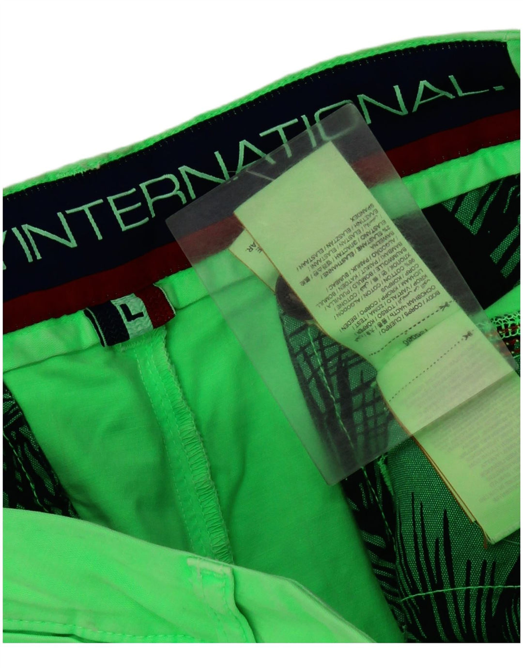 Pantaloni scurți chino Superdry pentru bărbați, mari W36, bumbac verde