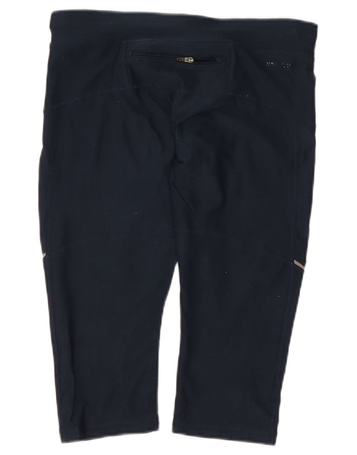 Leggings Capri Dri Fit Nike pentru femei UK 10 Poliester bleumarin mic