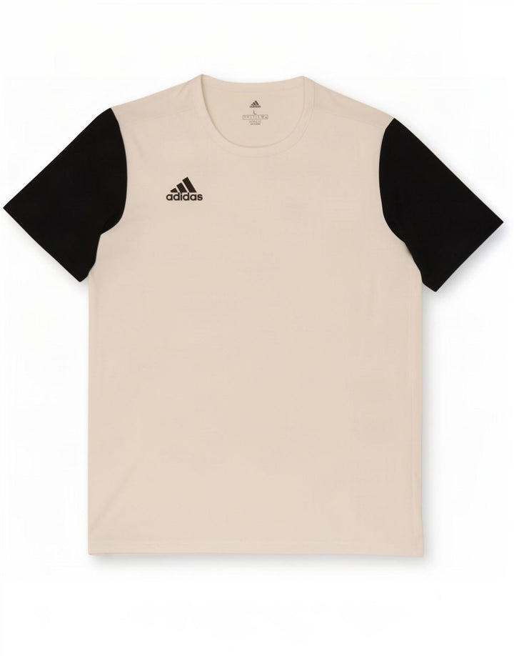 Tricou Adidas Climalite pentru bărbați Top mare, alb, bloc de culoare