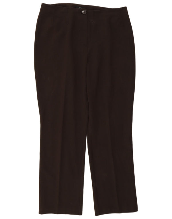 Pantaloni casual drepti pentru femei Marks & Spencer UK 14 Medium W32 L30 Maro