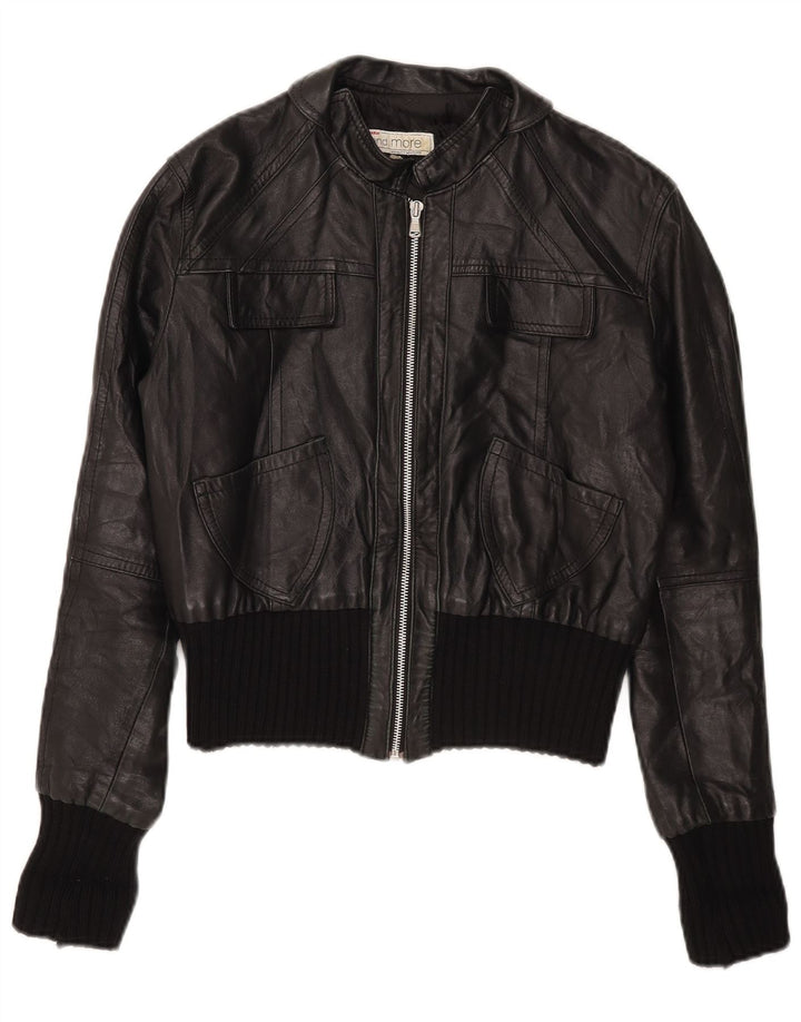 Jachetă de piele Crop pentru femei Bata and More IT 46 Large Black