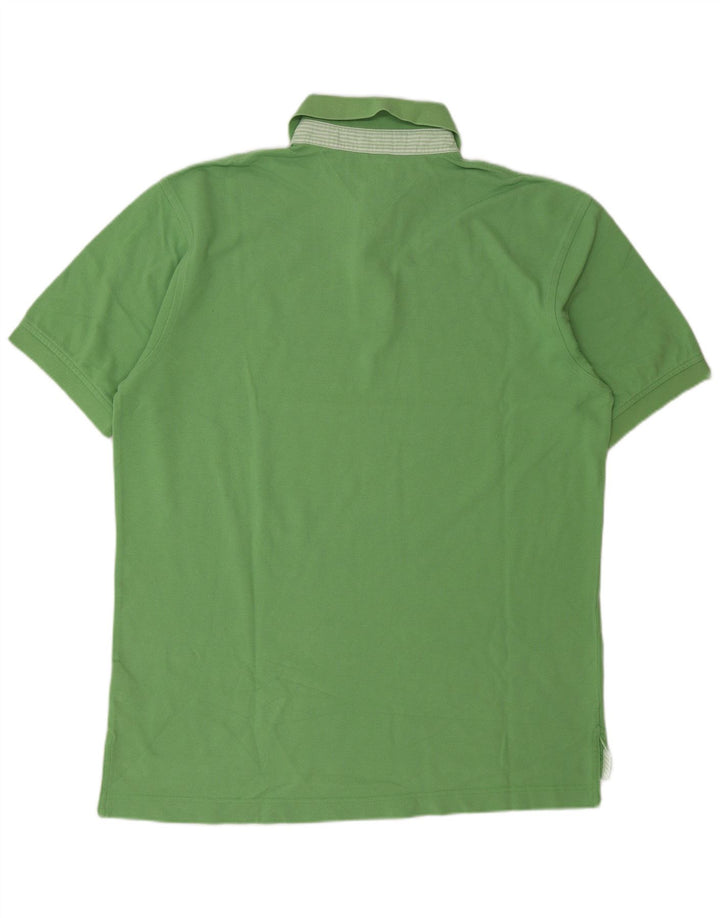 Tricou polo Tommy Hilfiger pentru bărbați, bumbac verde mare