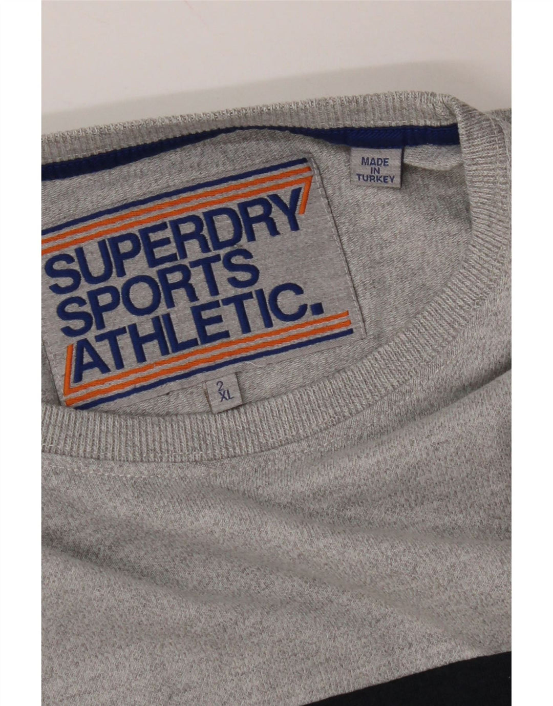 Tricou grafic pentru femei SUPERDRY Top 2XL gri Colorblock