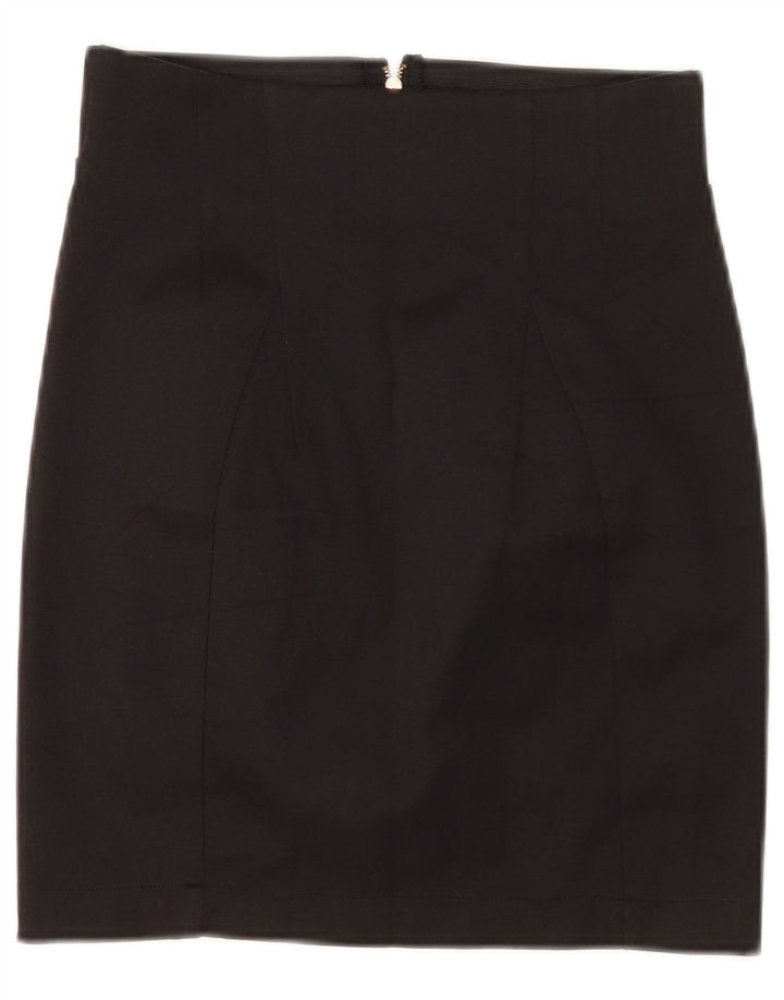 Fusta Creion Femei Zara Mica W26 Poliester Negru