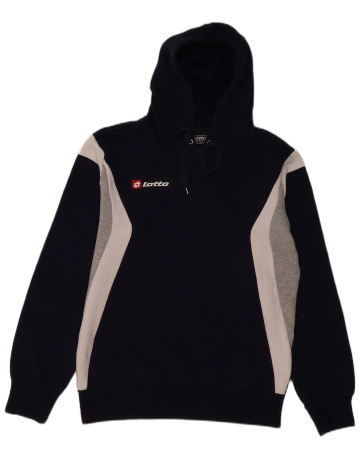 Pulover LOTTO pentru bărbați, cu glugă, mare, albastru bleumarin