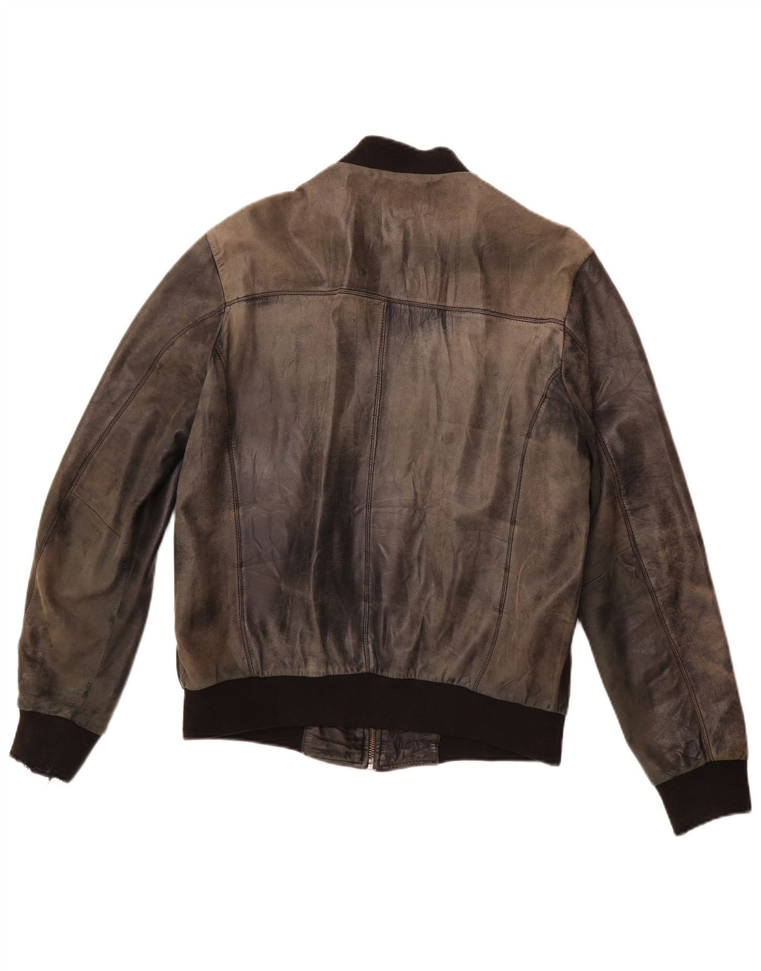 Jachetă de piele pentru bărbați VINTAGE UK 38 Medium Black