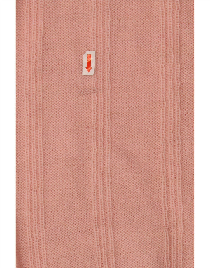 VINTAGE Pulover cu decolteu în V pentru femei UK 18 XL roz